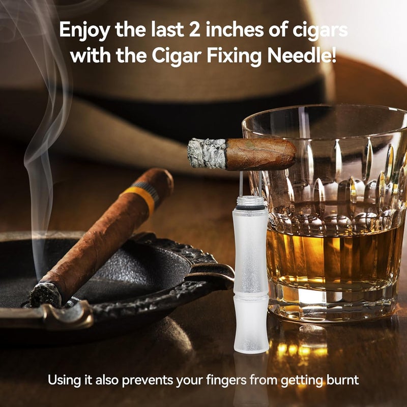 CaLeQi Cigar Punch, Cigar Draw Enhancer Cigar Nubber and Cigar Punch 3 in 1 The Cigar Punch for All Cigars is a Practical and Essential Cigar Accessories for Cigar Lovers - Image 5